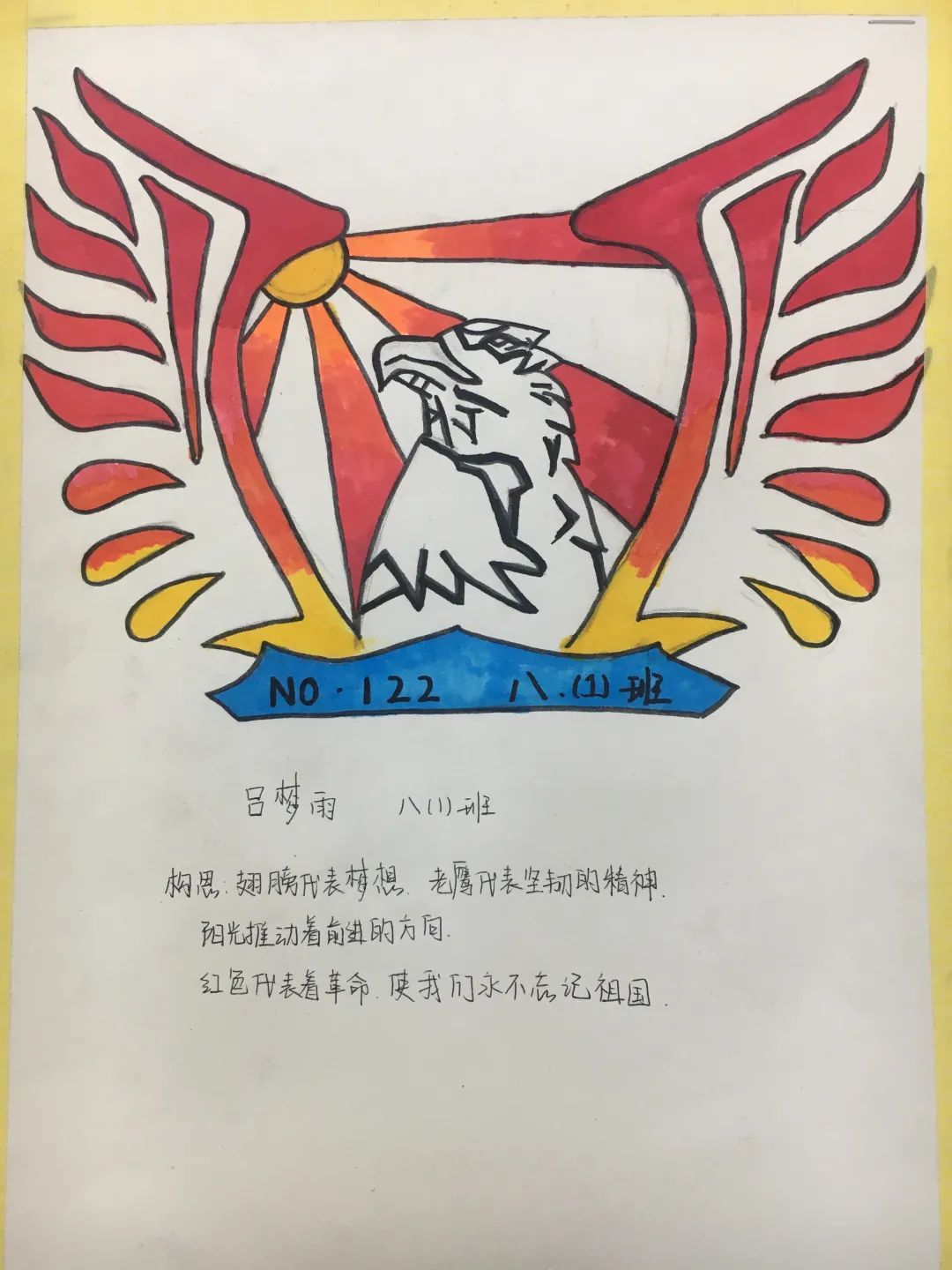 八四班班徽设计及说明