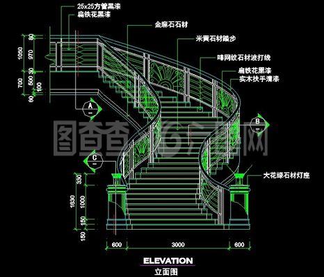 别墅梯子图纸的设计与解析