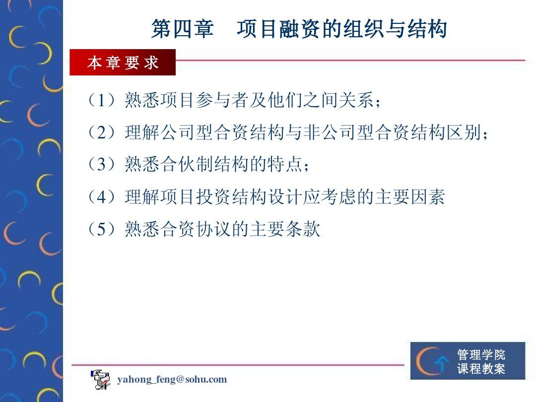 融资项目的组织形式及其选择策略