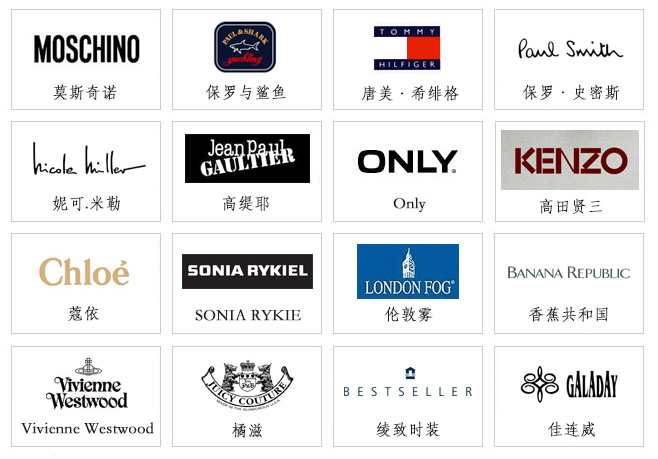 国际服装商标图案大全，时尚与文化的交融