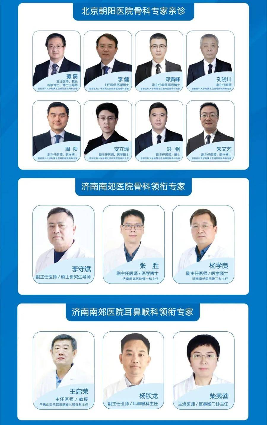 儿童骨科专家一览表，专业领域的精英团队